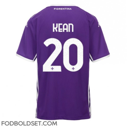 Fiorentina Moise Kean #20 Hjemmebanetrøje 2025-26 Kortærmet